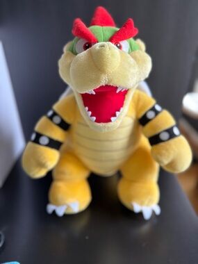 Build-A-Bear Super Mario Yellow Plush with Multicolor Logo